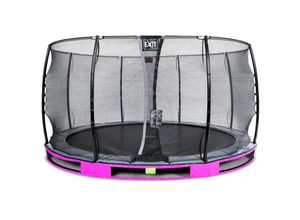 8719874705097 - Exit Toys - exit Elegant Inground-Trampolin ø427cm mit Economy Sicherheitsnetz - lila - Lila