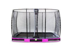 8719874705110 - Exit Toys - exit Elegant Inground-Trampolin 244x427cm mit Economy Sicherheitsnetz - lila - Lila