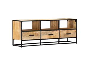 8719883552163 - Bonnevie - TV-Schrank 120x30x45 cm Massivholz Mango vidaXL56065