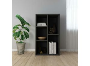 8719883673240 - Bonnevie - Bücherregal Sideboard Schwarz 50x25x80 cm Holzwerkstoff vidaXL21545