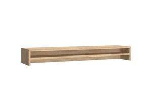 8719883674971 - Vidaxl - Monitorständer Sonoma-Eiche 100x24x13 cm Holzwerkstoff Braun