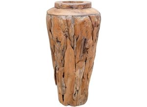 8719883714080 - Vidaxl - Deko-Vase 40 x 60 cm Massivholz Teak