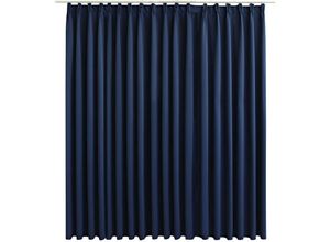 8719883720326 - Verdunkelungsvorhang mit Haken Blau 290 x 245 cm vidaXL - Blau