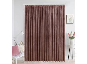 8719883721026 - Bonnevie - Verdunkelungsvorhang mit Haken Samt Antik-Rosa 290 x 245 cm vidaXL736123