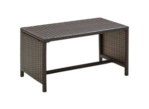 8719883754796 - Bonnevie - Couchtisch Braun 70×40×38 cm Poly Rattan vidaXL778107