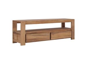 8719883765549 - Bonnevie - TV-SchrankTV-Möbel 120 x 30 x 40 cm Massivholz Teak vidaXL