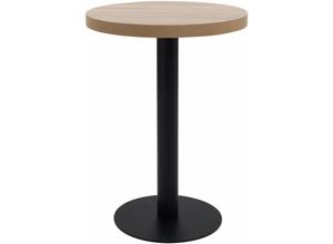 8719883770468 - Bonnevie - Bistrotisch Hellbraun 60 cm mdf vidaXL73245