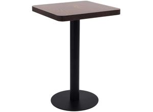 8719883770536 - Bonnevie - Bistrotisch Dunkelbraun 50x50 cm mdf vidaXL893517