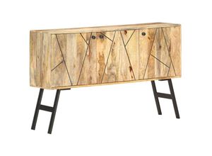 8719883792200 - Vidaxl - Sideboard 118x30x75 cm Massivholz Mango