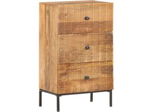 8719883810850 - Sideboard 45 x 30 x 75 cm Mango-Massivholz Vidaxl Braun