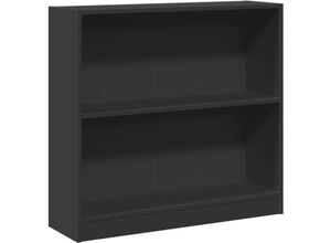 8719883815053 - Vidaxl - Bücherregal Schwarz 80x24x75 cm Holzwerkstoff 581737