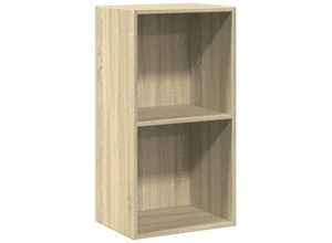 8719883815435 - Vidaxl - Bücherregal 2 Fächer Sonoma-Eiche 40x30x765 cm Holzwerkstoff