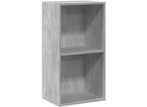 8719883815442 - Vidaxl - Bücherregal 2 Fächer Betongrau 40x30x765 cm Holzwerkstoff