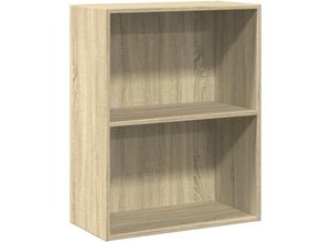 8719883815619 - Vidaxl - Bücherregal 2 Fächer Sonoma-Eiche 60x30x765 cm Holzwerkstoff