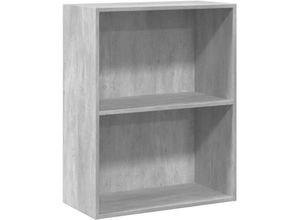 8719883815626 - Vidaxl - Bücherregal 2 Fächer Betongrau 60x30x765 cm Holzwerkstoff