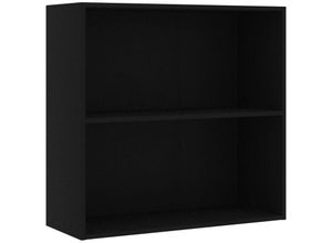 8719883815954 - Vidaxl - Bücherregal Schwarz 80x30x765 cm Holzwerkstoff