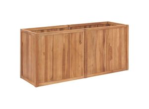 8719883827421 - Bonnevie - Garten-HochbeetBlumenkasten 150 x 50 x 70 cm Massivholz Teak vidaXL