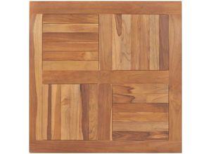 8719883827582 - Bonnevie - TischplatteSchreibtischplatte Massivholz Teak Quadratisch 80×80×25 cm vidaXL