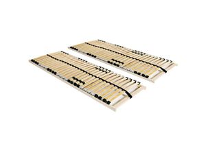 8719883872520 - Lattenroste 2 Stk mit 28 Latten 7 Zonen 70 x 200 cm vidaXL386522