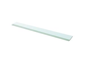 8719883874258 - Bonnevie - 2 Stk WandregaleRegalböden Glas Transparent 110 x 12 cm vidaXL