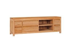 8719883910925 - Vidaxl - TV-Schrank 120x30x40 cm Massivholz Teak 8719883910925 - Vidaxl - TV-Schrank 120x30x40 cm Massivholz Teak