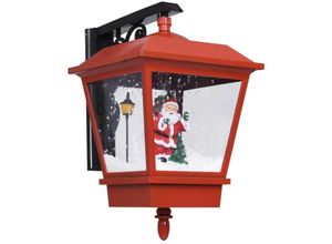 8719883994857 - Riceel - vidaXL Weihnachts-Wandleuchte mit LED-Licht und Weihnachtsmann Rot