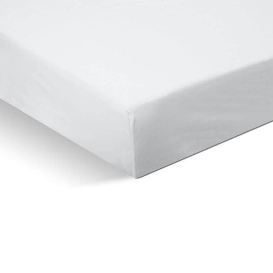 8719909049486 - Spannbetttuch Satin - Weiß - Größe 160 x 200