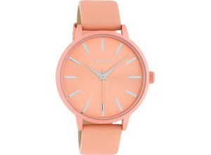 8719929018813 - Quarzuhr OOZOO C10617 Armbanduhren rot (apricot) Damen Armbanduhr Damenuhr