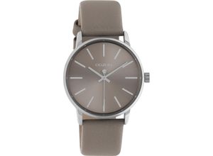 8719929021493 - Quarzuhr OOZOO C10722 Armbanduhren grau (taupe) Damen Armbanduhr Damenuhr