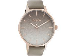 8719929022391 - Quarzuhr OOZOO C10832 Armbanduhren grau (taupe) Damen Quarzuhren Armbanduhr Damenuhr