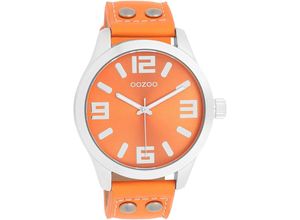 8719929033939 - Quarzuhr OOZOO C1072 Armbanduhren orange Damen Armbanduhr Damenuhr Herrenuhr