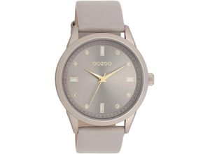 8719929035308 - Quarzuhr OOZOO C11287 Armbanduhren grau (taupe) Damen Quarzuhren Armbanduhr Damenuhr