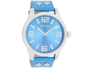 8719929035520 - Quarzuhr OOZOO Armbanduhren blau Damen Quarzuhren Armbanduhr Damenuhr Herrenuhr