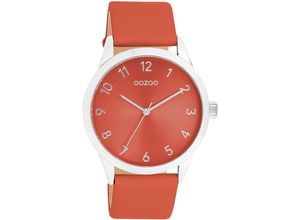 8719929036664 - Quarzuhr OOZOO Armbanduhren rot (rot rot) Herren Uhren Armbanduhr für Damen & Herren unisex analog