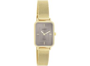 8719929037166 - Quarzuhr OOZOO Armbanduhren goldfarben (goldfarben taupe) Damen Quarzuhren Armbanduhr Damenuhr analog  Milanaisearmband