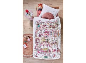 8719931688141 - Kinderbettwäsche BEDDINGHOUSE X HANNEKE DE JAGER Mousehouse Bettwäsche Gr B L 135 cm x 200 cm 1 St 1 St Renforcé B L 80 cm x 80 cm rosa