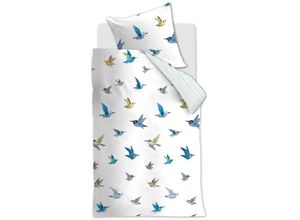 8719931775957 - Bettwäsche BEDDINGHOUSE X FIEP AMSTERDAM Vogels Gr B L 135 cm x 200 cm 1 St 1 St Renforcé B L 80 cm x 80 cm bunt (multi)