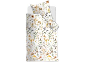 8719931783549 - Bettwäsche BEDDINGHOUSE Flowerlove Gr B L 155 cm x 220 cm (1 St) B L 80 cm x 80 cm (1 St) Renforcé weiß Renforcé-Bettwäsche