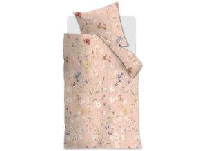 8719931783631 - Bettwäsche BEDDINGHOUSE Flowerlove Gr B L 155 cm x 220 cm (1 St) B L 80 cm x 80 cm (1 St) Renforcé rosa Renforcé-Bettwäsche