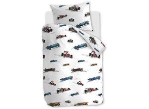 8719931783914 - Bettwäsche BEDDINGHOUSE X HANNEKE DE JAGER Race Cars Gr B L 100 cm x 135 cm 1 St 1 St Renforcé B L 60 cm x 40 cm bunt (multi)