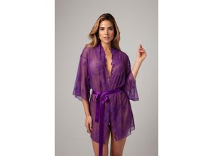 8719934014299 - Spitzen-Kimono-Set Blume - Weiß