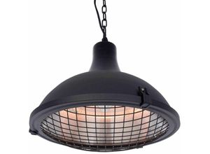 8719956291456 - SUNRED® Hänge-Infrarot-Heizstrahler Indus II Bright Hanging Black 2100 Watt schwarz