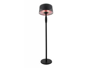 8719956296376 - Stand-Infrarot-Heizstrahler Artix Moderna Ultra Hanging Black 2000 Watt - Sunred