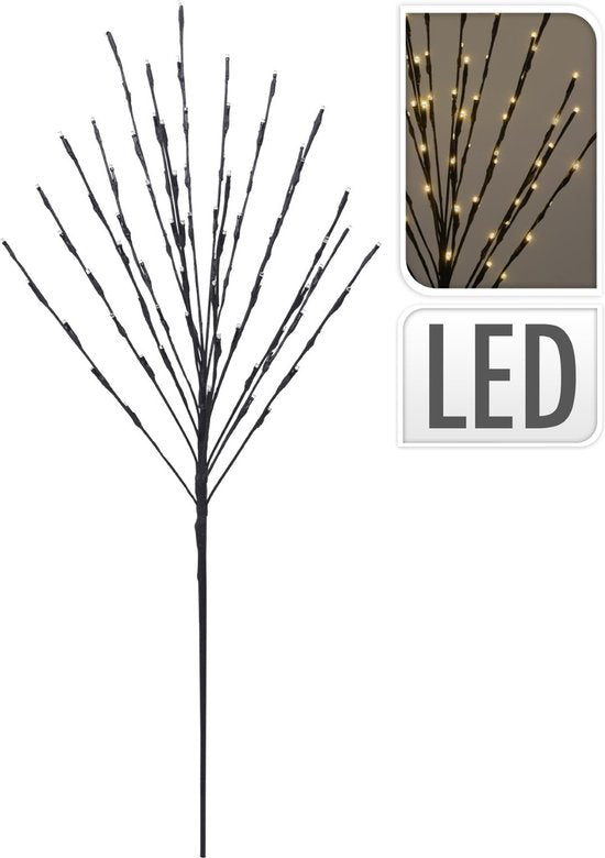 8719987202742 - Lichterbaum - 110cm - 80 LEDs - Warmweiß - Zeitschaltuhr