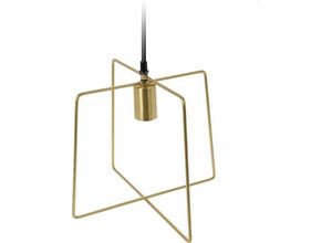 8719987224591 - Home Styling - Pendelleuchte eckig gold 29 cm Collection