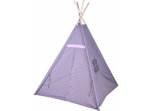 8719987243523 - Home Styling - Kinderzelt tipi 103x103x160 lila Collection