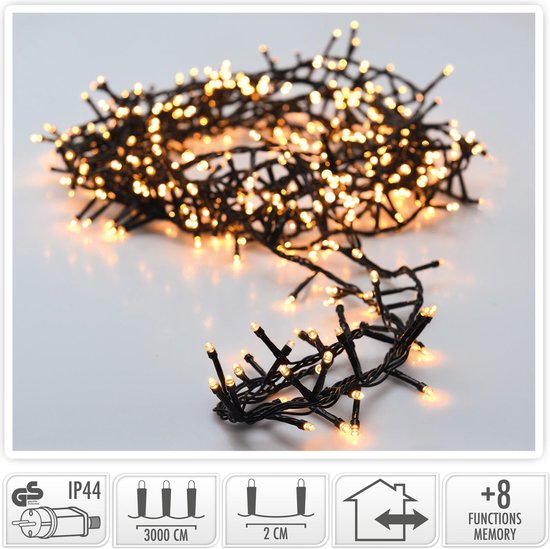 8719987279904 - Stimmungsvolle Weihnachtsbeleuchtung mit 1500 LEDs 30 m