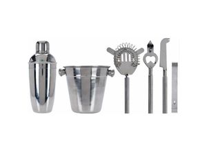 8719987314858 - Excellent Houseware - Barkeeper Cocktailset mit Shaker und Kühler 6-teilig - eh