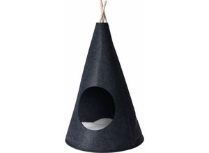 8719987387852 - Home Styling - Tipi Zelt Katzenbett ø 40 x 70 cm schwarz Collection