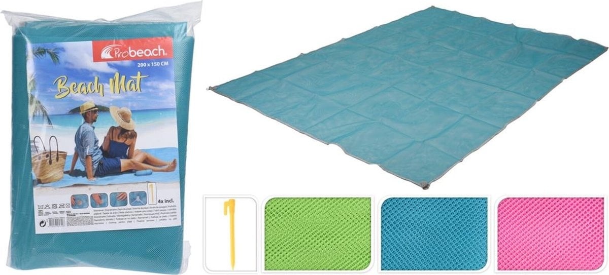 8719987453496 - Pro Beach Strandmatte sandfrei 200x150cm (1 Stück) sortiert